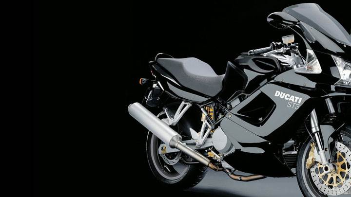 Ducati ST3 2005 in Black And Black Background